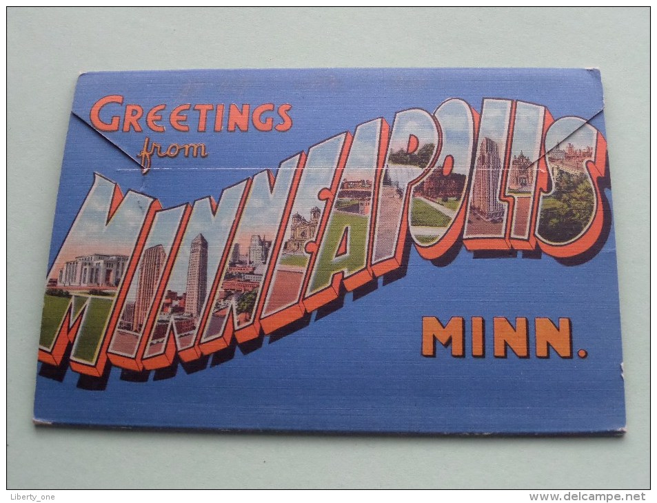 MINNEAPOLIS Minn. / Anno 19?? CARNET ( zie/voir foto voor details ) !!