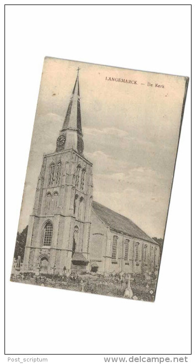 Belgique - Langemark - église - - Langemark-Pölkapelle