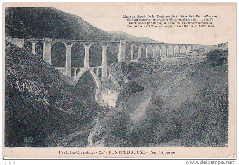 CPA Fontpédrouse  - Pont Séjourné (11927) - Other & Unclassified