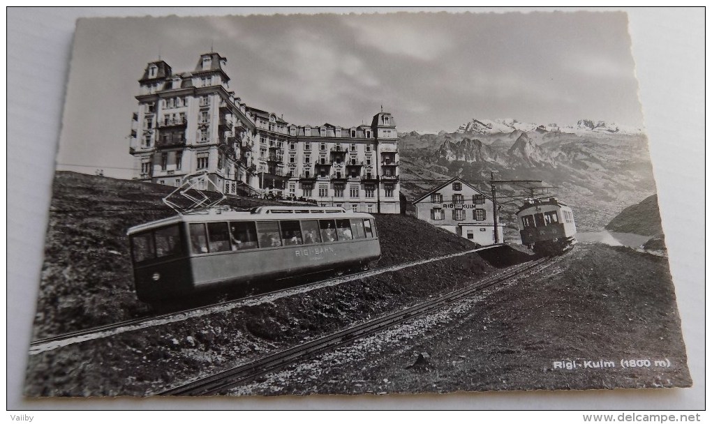 Suisse - Rigi Kulm - L´hotel Et Le Train - Other & Unclassified