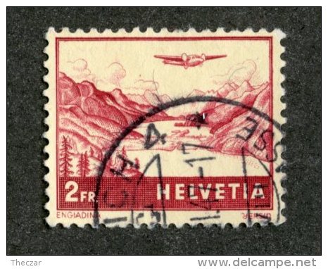 5677  Swiss 1941  Mi.#393 (o) Scott #C33  (cat. 4.50€) Offers Welcome! - Gebraucht