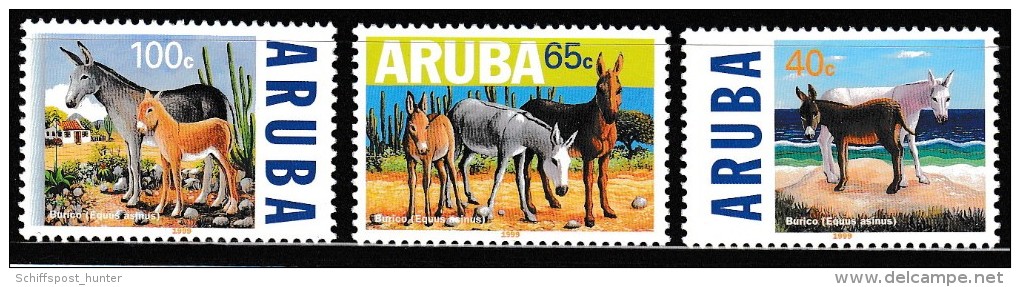 ARUBA,  Esel, MNH Xx,  Look Scan !!  17.12-49 - Anes