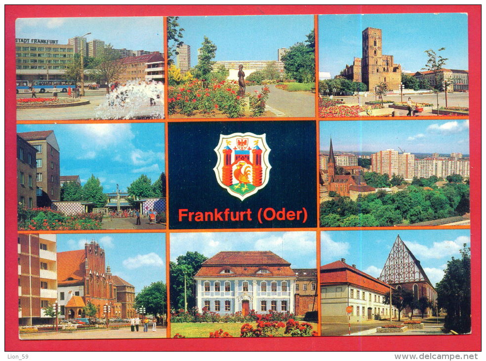 161699 / Frankfurt Oder - HOTEL , KARL MARX STRASSE , GARTEN - Germany Deutschland Allemagne Germania - Frankfurt A. D. Oder