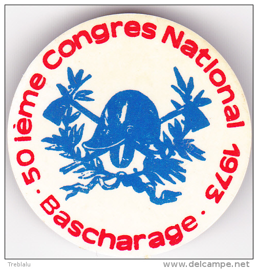 Bascharage - 50 Ième Congrès National ( Sapeurs Pompiers ) - 1973 - Luxembourg