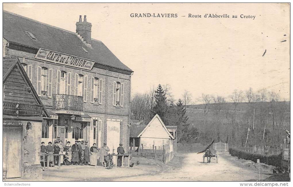 Grand-Laviers    80          Route D'Abbeville Au Crotoy   Café De L'Union - Autres & Non Classés