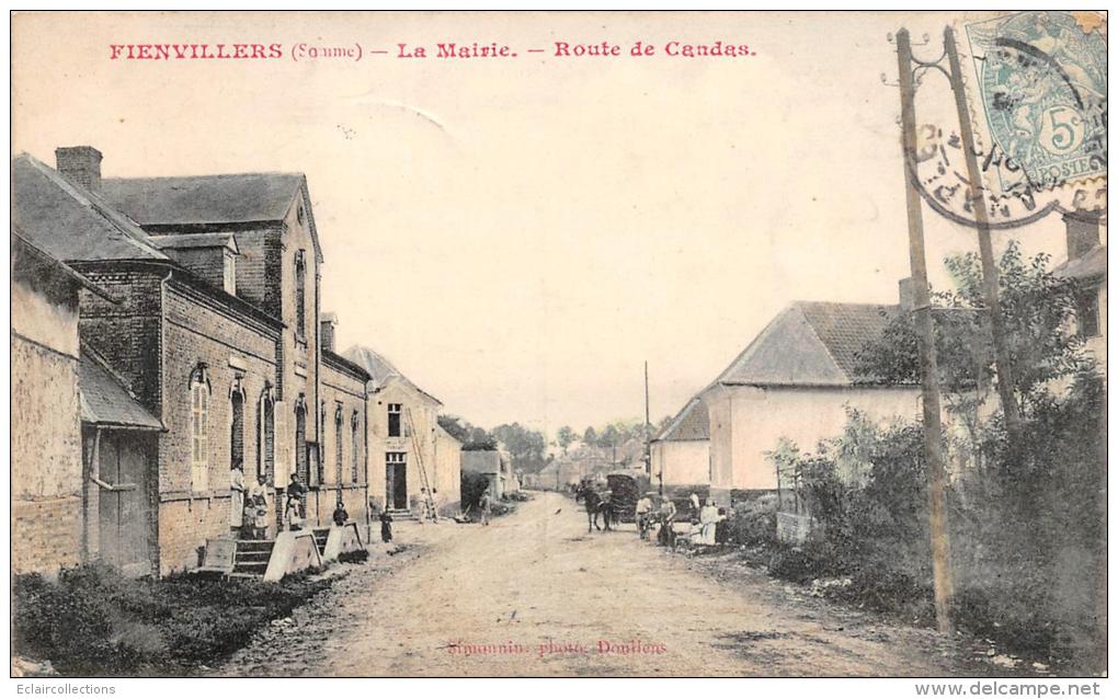 Fienvillers       80       Route De Candas Et Mairie - Autres & Non Classés