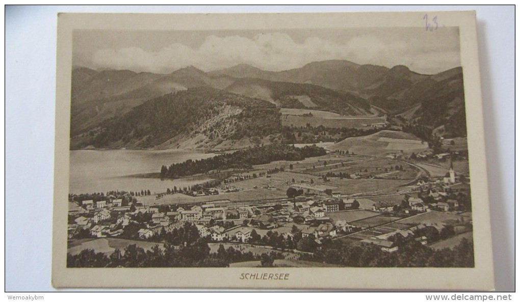 AK Vom Schliersee Um 1925 - Schliersee