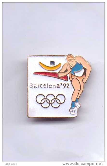 PINS BARCELONA'92 LANCER DE POIDS - Jeux Olympiques