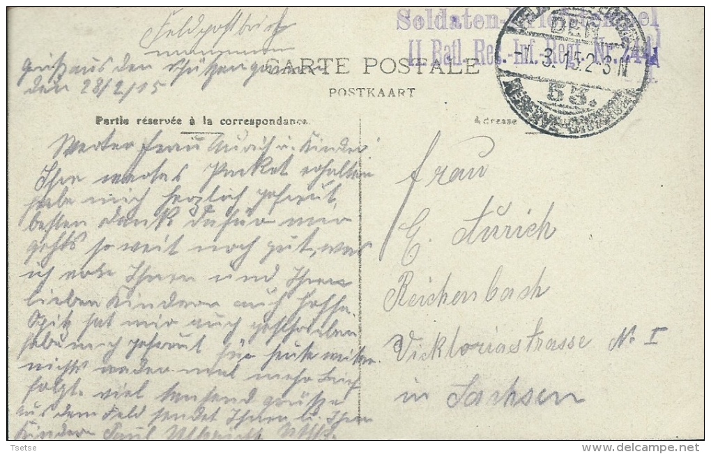 Diksmuide - Pont Du Noord - Feldpost 1915 ( Verso Zien ) - Diksmuide