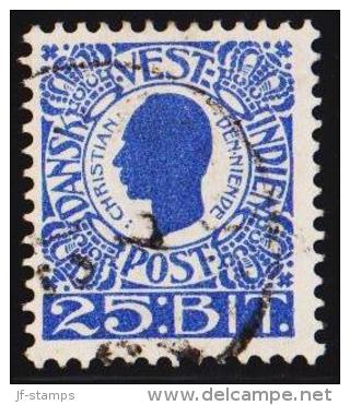 1905. Chr. IX. 25 Bit Ultramarine. (Michel: 32) - JF127950 - Danish West Indies