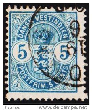 1903. Coat-of-Arms Type. 5 C. Blue. (Michel: 22) - JF127930 - Danish West Indies