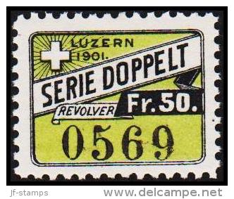 1901. LUZERN. SERIE DOPPELT REVOLVER. Fr. 50.  (Michel: ) - JF127987 - Steuermarken