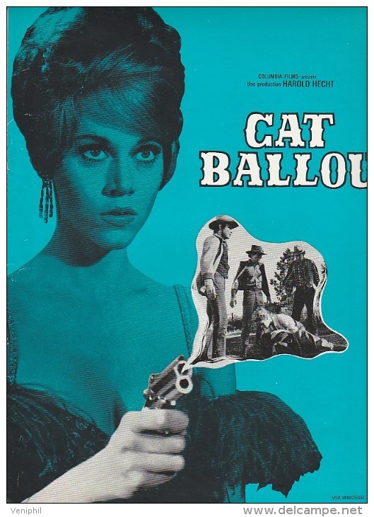 PUBLICITE DE  PRESSE -MANUEL D´EXPLOITATION - FILM : CAT BALLOU - ANNEE 1965 - Werbetrailer