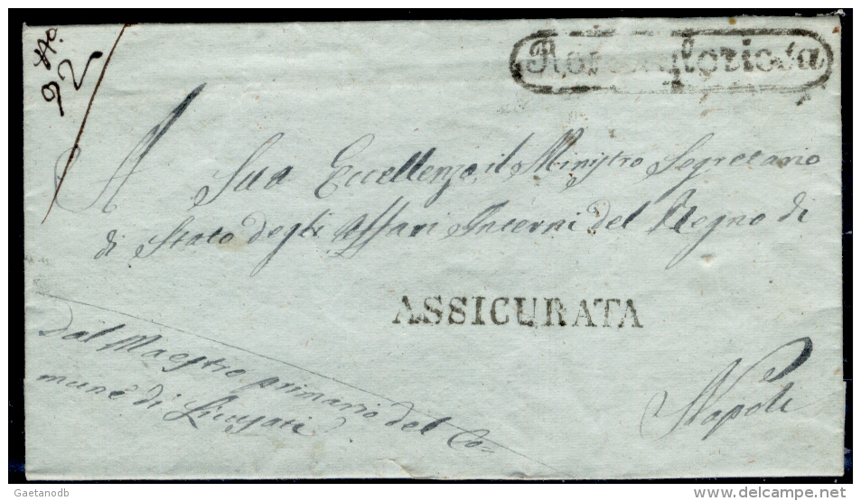 Roccagloriosa 00634g - 1. ...-1850 Prefilatelia