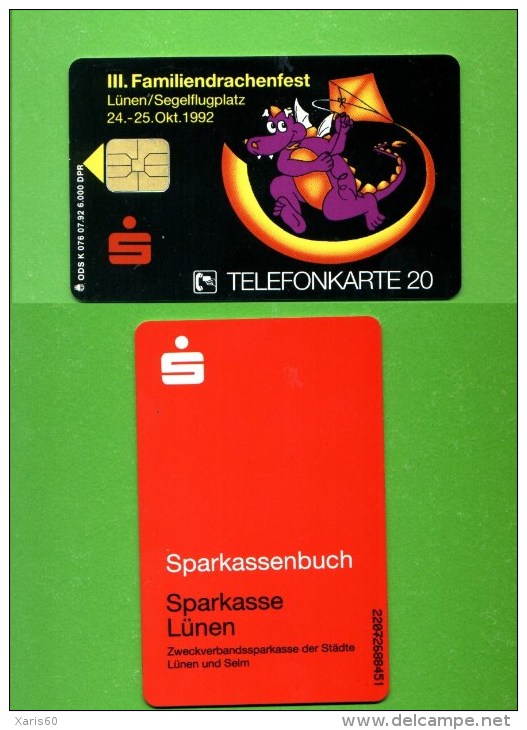 GERMANY: K-076 07/92 "Familiendrachenfest" Rare (6.000ex). Unused - K-Series : Série Clients