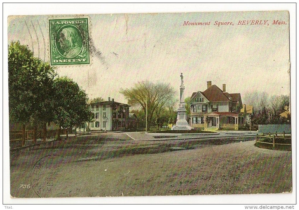 S2333 - Monument Square, Beverly - Autres & Non Classés