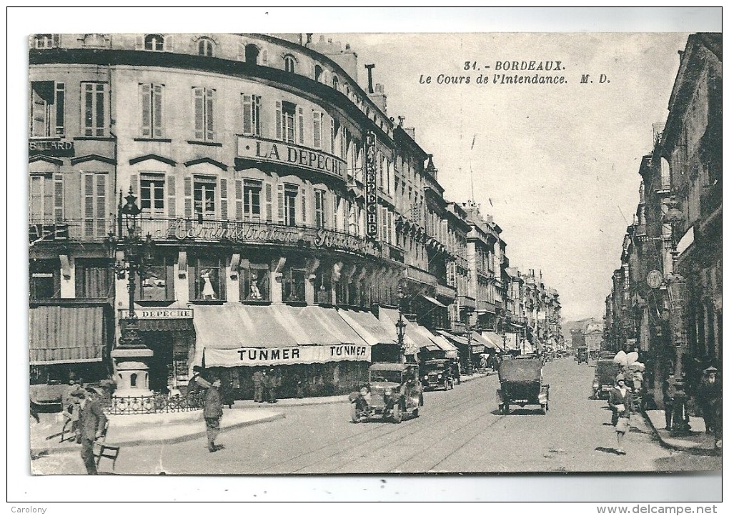 CPA  Bordeaux Le Cours De L'Intendance - Bordeaux