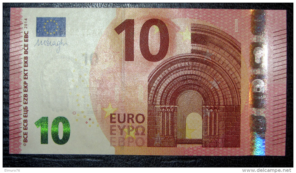 10 EURO N002G2 DRAGHI AUSTRIA SERIE NA Perfect UNC - 10 Euro