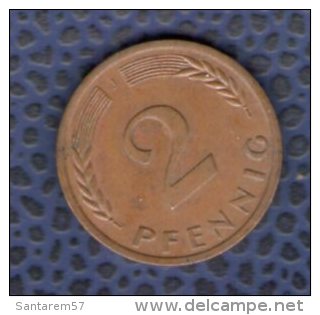 Allemagne 1965 Pièce De Monnaie Coin 2 Pfennig - 2 Pfennig