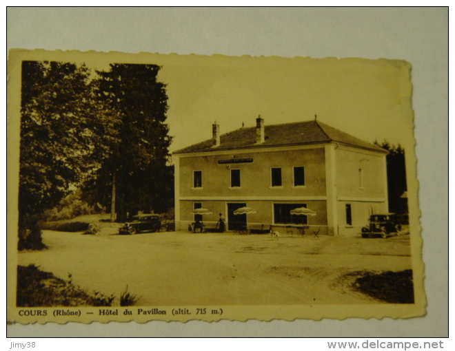 RHONE-COURS-HOTEL DU PAVILLON ED CIM - Cours-la-Ville