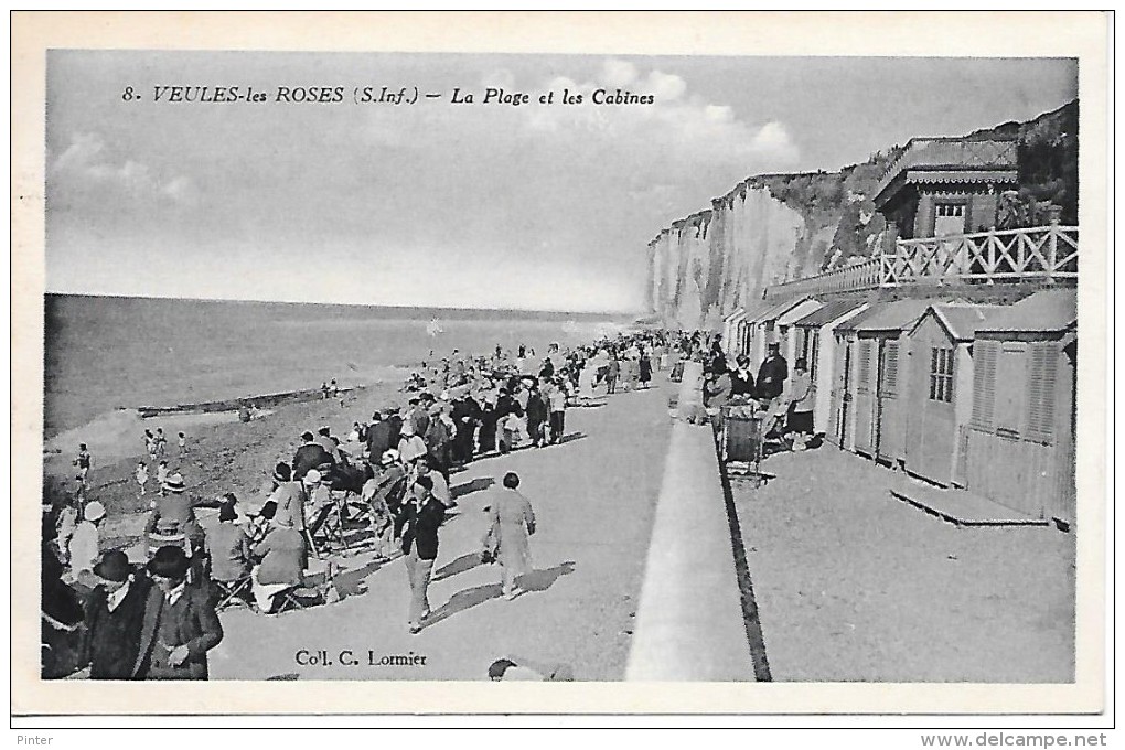 VEULES LES ROSES - La Plage Et Les Cabines - Veules Les Roses