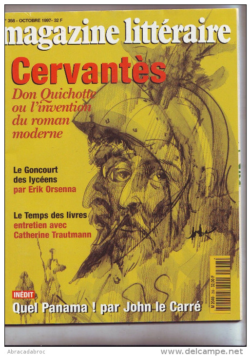 Le Magazine Litteraire 358 - Octobre 1997 - Cervantes - Don Quichotte - Autres & Non Classés