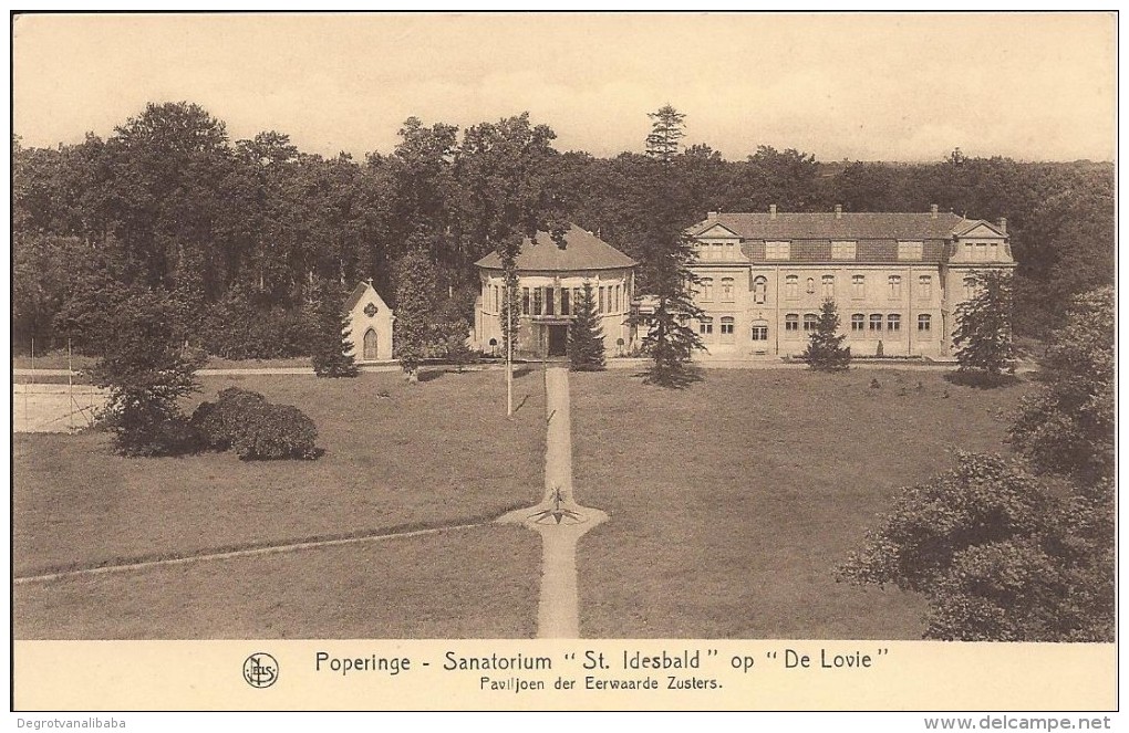 Poperinge: Sanatorium 'St Idesbald' Op 'De Lovie': Paviljoen Der Eerwaarde Zusters - Poperinge