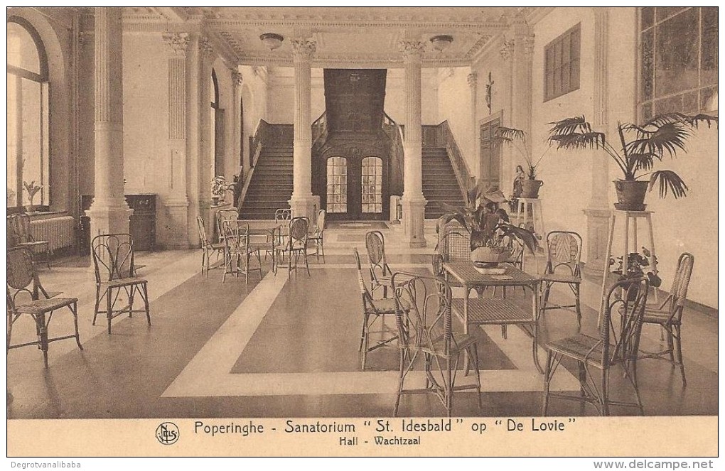 Poperinge: Sanatorium ´St Idesbald´ Op ´De Lovie´: Hall - Wachtzaal - Poperinge