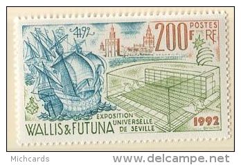 139 WALLIS Et FUTUNA 1992 - Bateau Caravelle Monument (Yvert 429) Neuf ** (MNH) Sans Trace De Charniere - Neufs