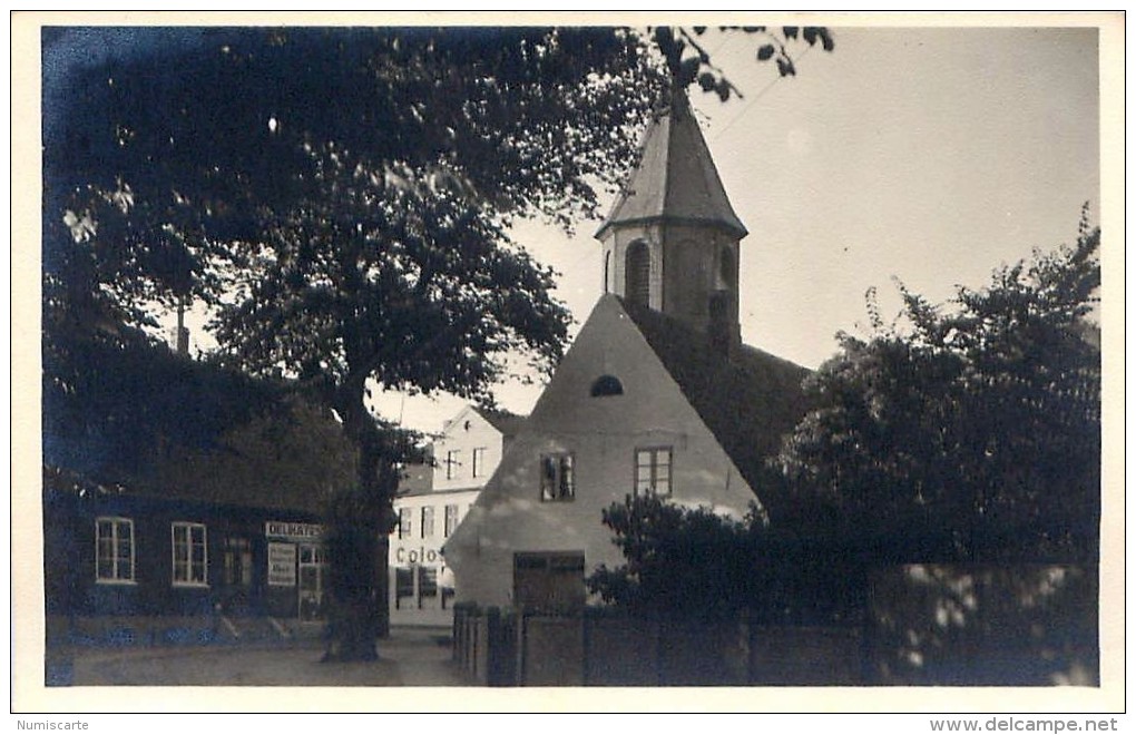 Cpa Photo NORDSEEBAD WYK  AUF FÖHR - Wilh Müller Photograph - Kirche - Föhr