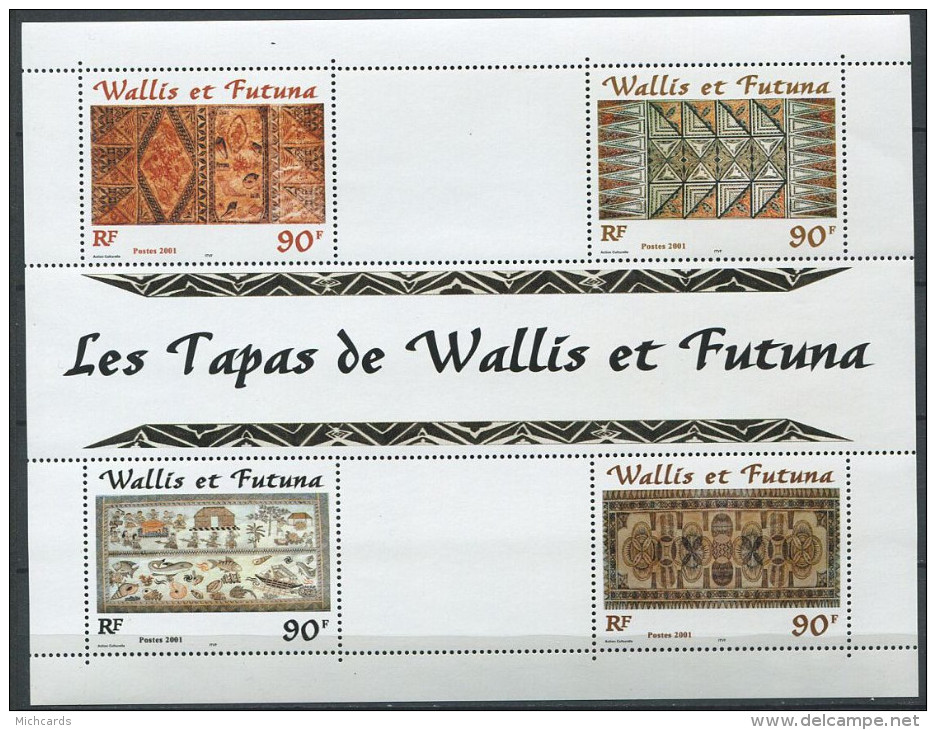 139 WALLIS Et FUTUNA 2001 - Artisanat Tapis (Yvert BF 10) Neuf ** (MNH) Sans Trace De Charniere - Ungebraucht