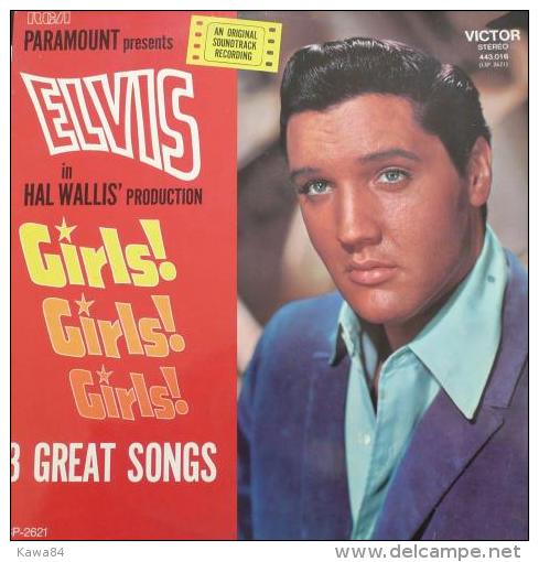 LP 33 RPM (12")  Elvis Presley " Girls! Girls! Girls! " - Rock