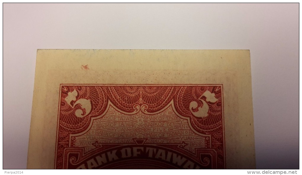 CHINA--TAIWAN. Bank of Taiwan. 5 Yuan, 1949. P-1953  UNC