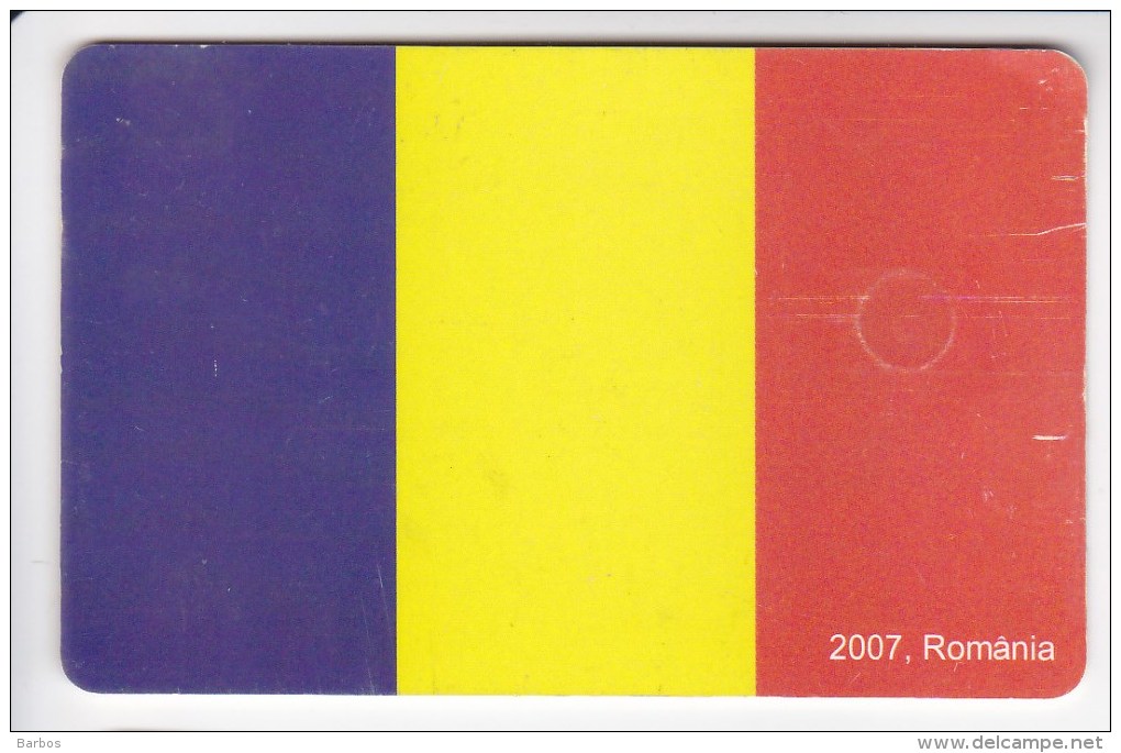 Romania   , Phonecards   , 2007 , Romtelecom ,  Flags , EU ,  Used - Telecom Operators