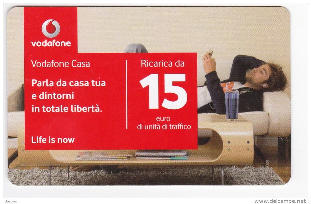 Italy ,  Phonecard Prepaid  ,  Used - [2] Sim Cards, Prepaid & Refills