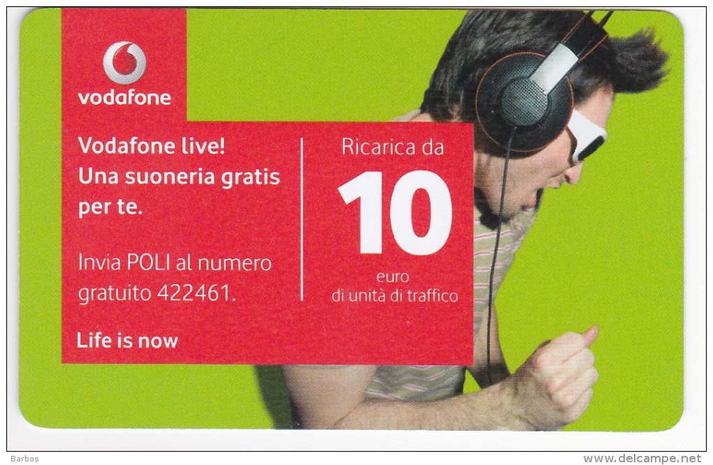 Italy ,  Phonecard Prepaid  ,  Used - GSM-Kaarten, Aanvulling & Voorafbetaald