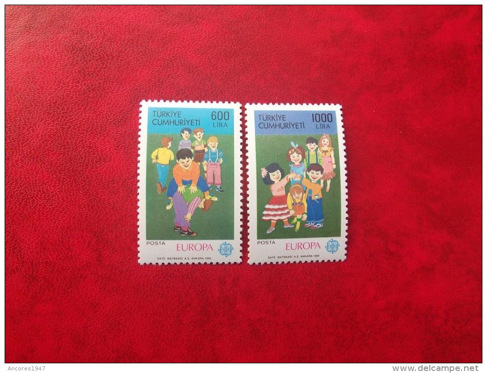 TURQUIA 1989, YVERT 2602-03,  **MNH** - Unused Stamps
