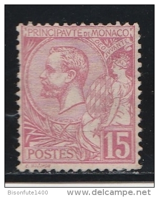 Monaco 1891-94 - Timbres Yvert & Tellier N° 15 ( Trace De Charnière ) - Neufs