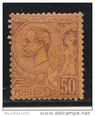 Monaco 1891-94 - Timbres Yvert & Tellier N° 18 ( Trace De Charnière ) - Neufs