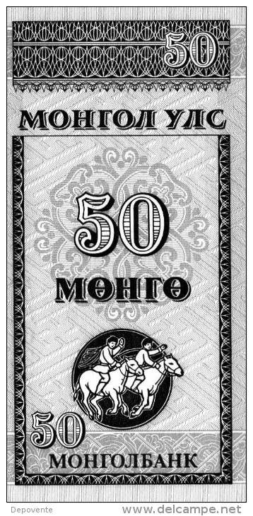 NEUF : BILLET DE 50 MONGO - MONGOLIE - Mongolia
