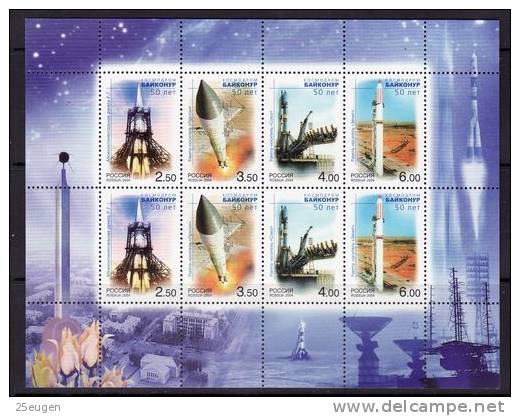 RUSSIA 2004  MICHEL NO:1220-3 Ms  MNH - Neufs