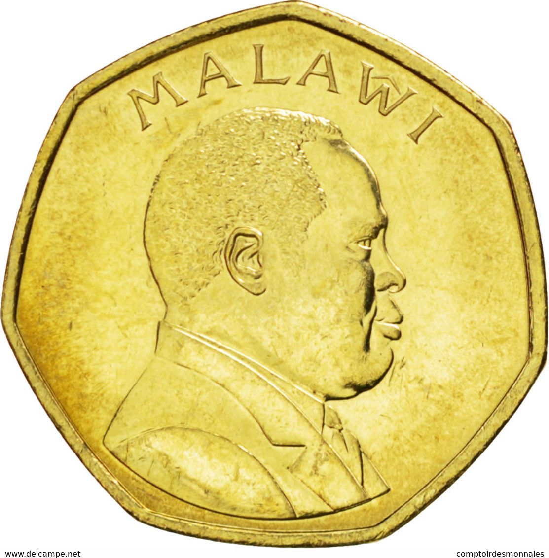 Monnaie, Malawi, 50 Tambala, 1996, SPL, Brass Plated Steel, KM:30 - Malawi