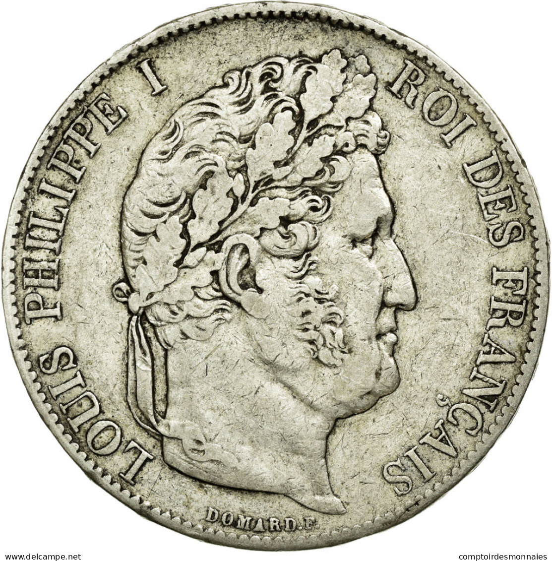 Monnaie, France, Louis-Philippe, 5 Francs, 1845, Paris, TTB, Argent, KM:749.1 - J. 5 Francs