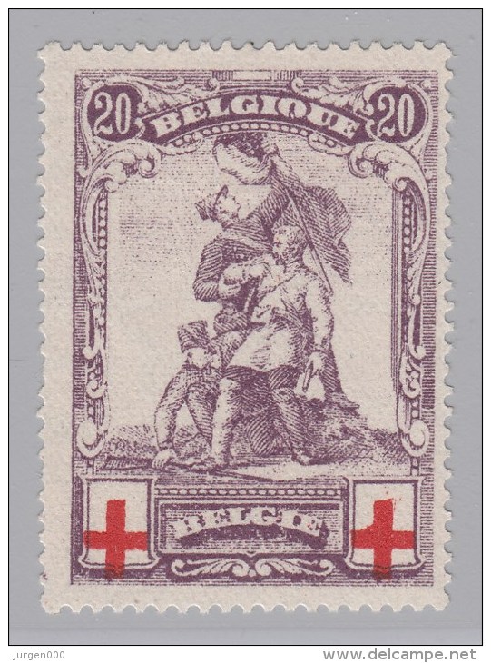 Nr 128 **, Cote = 190 € (X13563) - 1914-1915 Croix-Rouge