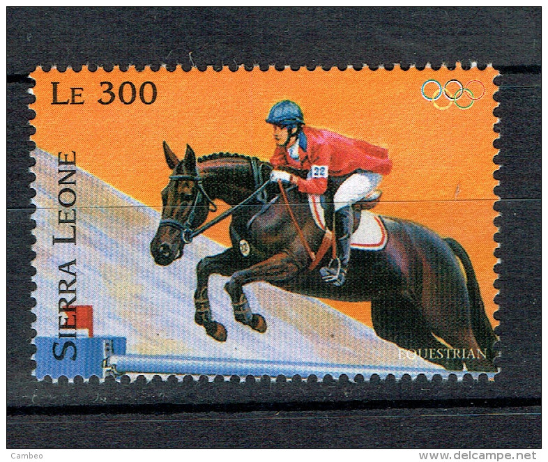 SIERRA LEONE SIERRA  LEONA 1996 OLYMPIC GAMES ATLANTA EQUESTRIAN HORSE - Summer 1996: Atlanta