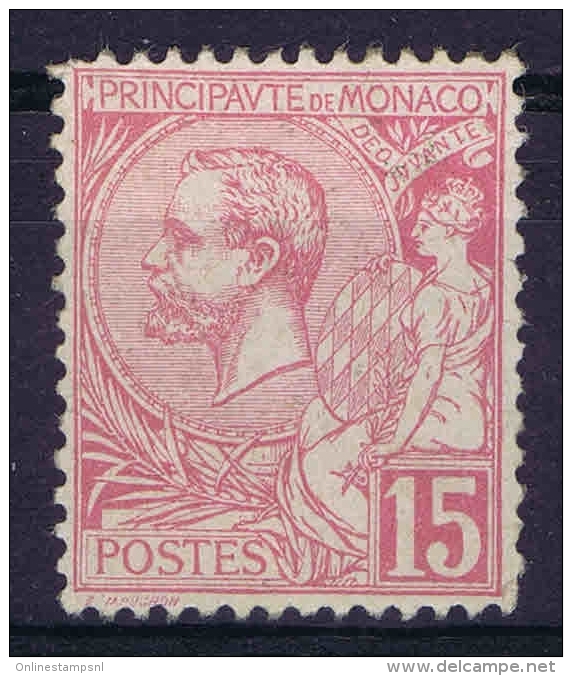 Monaco, 1891 Yv Nr 15 MNH/**  Maury Cat Val.  &euro; 375 - Neufs