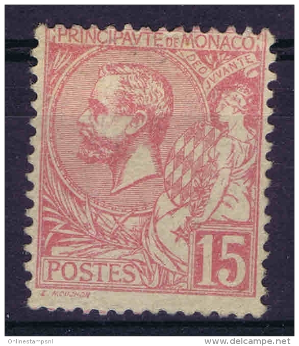 Monaco, 1891 Yv Nr 15 Not Used (*) SG - Neufs