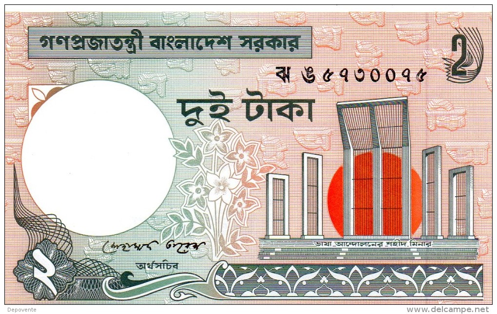 NEUF : BILLET DE 2 TAKA - BANGLADESH - 2008 - Bangladesh