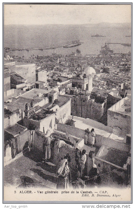 AK Algerien - Alger Ungebraucht Vue Prise De La Casbah Foto CAP - Alger