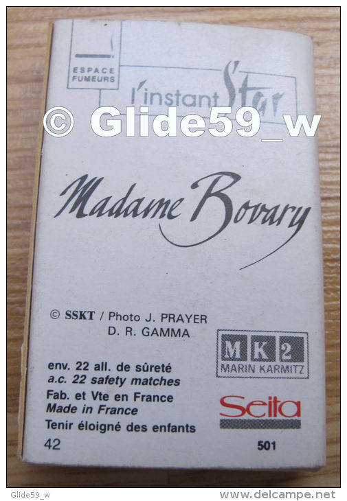 Boîte D'allumettes - L'instant Star - Madame Bovary - Isabelle Huppert - Matchboxes